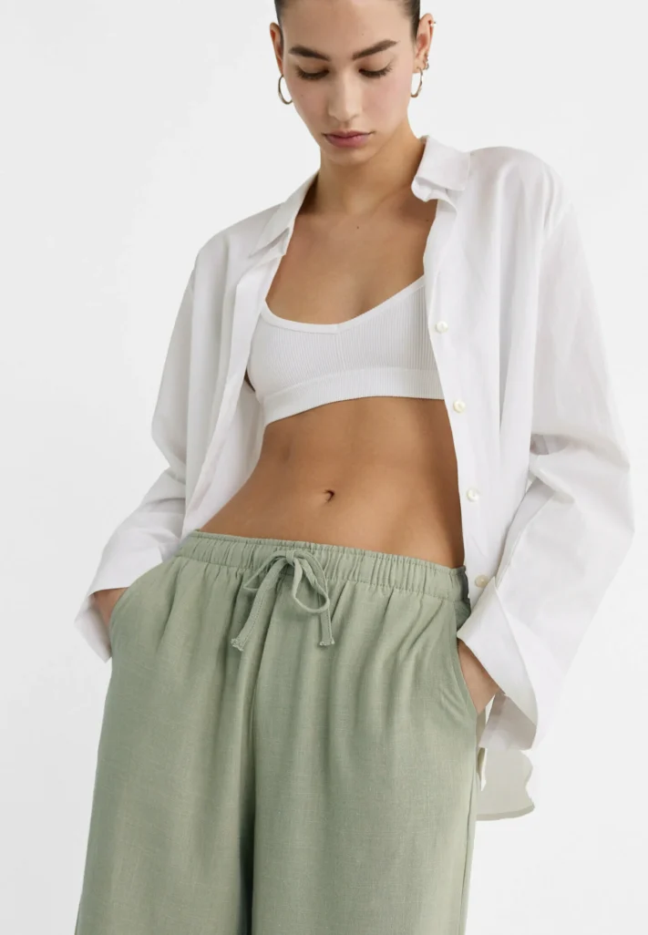 Pantalon - Miria - Kaki / Jaune – Image 4